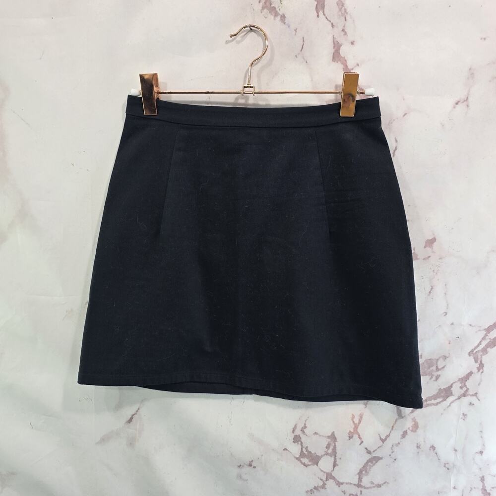 Vintage Skirt Womens XS 25 0 Y2K Grunge Goth Micro Mini Vamp A Line